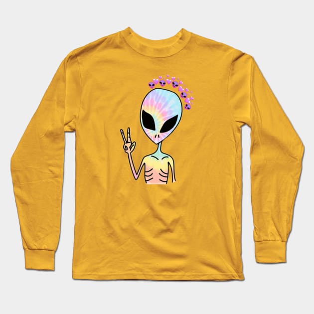 alien Long Sleeve T-Shirt by artby-shikha